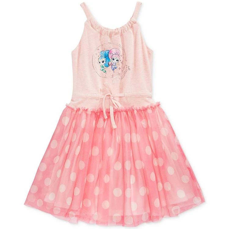 商品Nickelodeon|'s Shimmer and Shine Graphic-Print Dress, Little Girls (4-6X),价格¥135,第1张图片