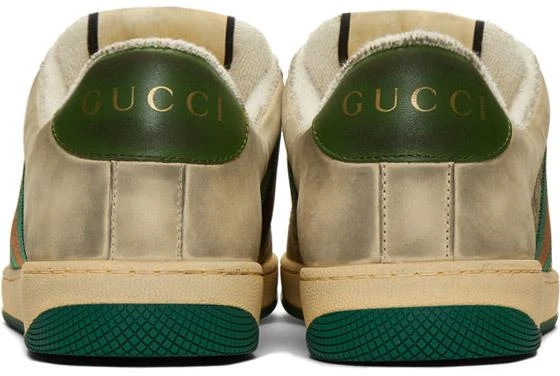 商品Gucci|White GG Screener Sneakers,价格¥6798,第4张图片详细描述