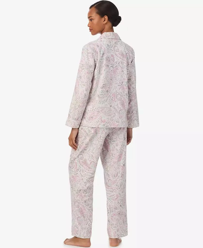 商品Ralph Lauren|Women's 2-Piece Striped Pajama Top and Pant Set,价格¥309,第3张图片详细描述