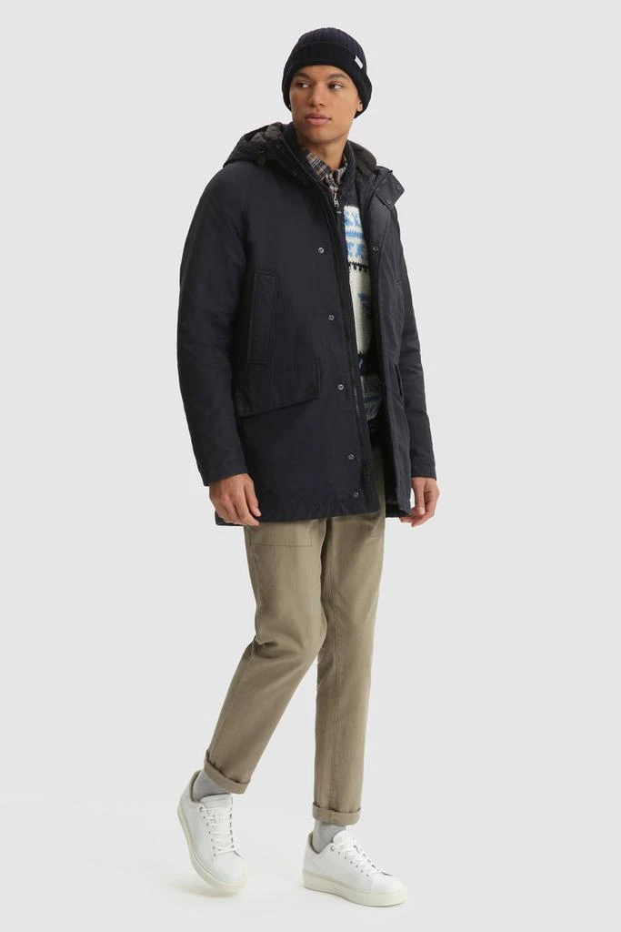 商品Woolrich|Polar Parka in British Millerain Waxed Cotton,价格¥3805,第2张图片详细描述