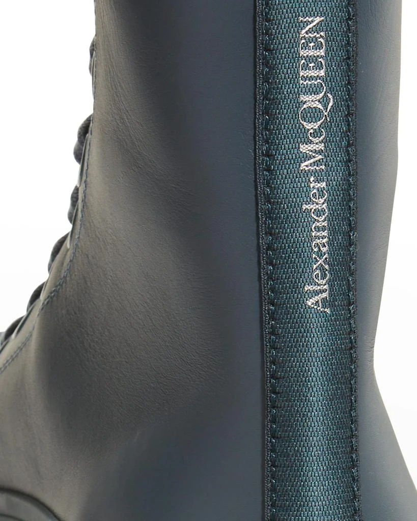 商品Alexander McQueen|Men's Tread Slick Chunky-Sole Ankle Combat Boots,价格¥2977,第4张图片详细描述