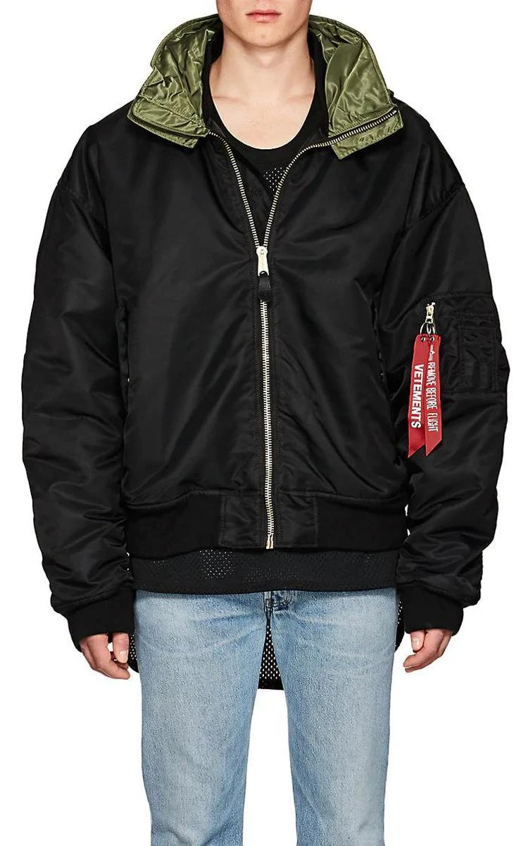 商品Vetements|Hooded Oversized Bomber Jacket,价格¥10603,第1张图片