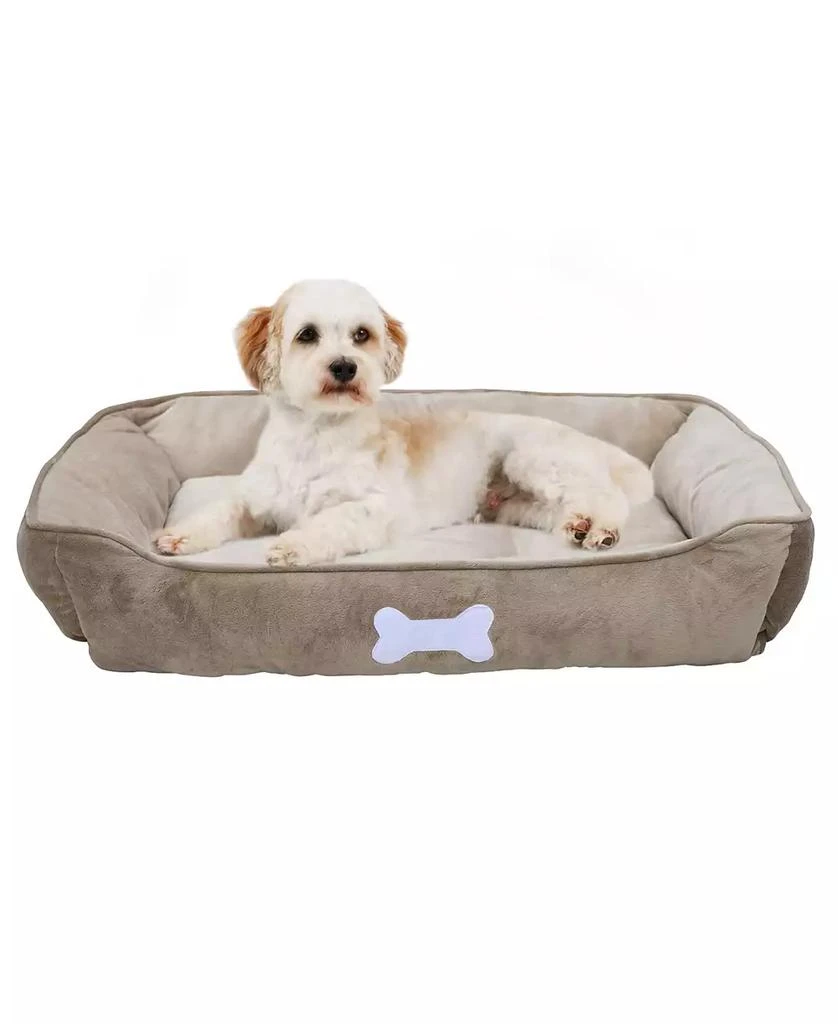 商品Macy's|Happycare Textiles Classic Rectangle Large Dog and Pet Bed,价格¥541,第1张图片