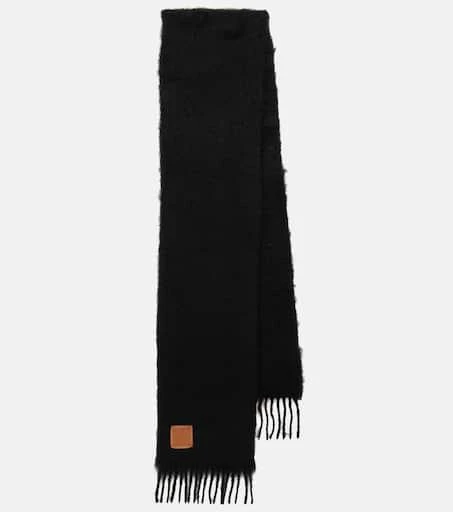 商品Loewe|Mohair and wool-blend scarf,价格¥2841,第1张图片