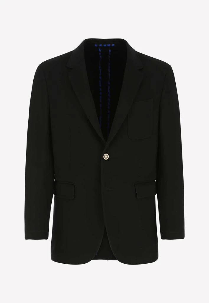 商品Versace|Medusa Detail Fitted Blazer,价格¥14373,第1张图片
