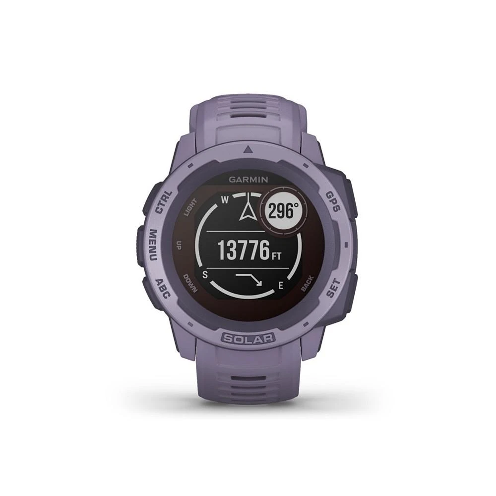 商品Garmin|Unisex Instinct Solar Orchid Silicone Strap Smart Watch 23mm,价格¥3029,第2张图片详细描述