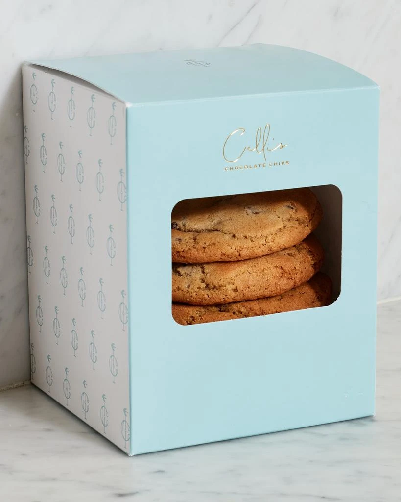 商品Celli's Chocolate Chips|Classic Chocolate Chip Oversized Cookies, 1 Dozen,价格¥547,第2张图片详细描述