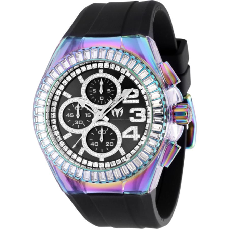 商品TechnoMarine|Cruise Chronograph Quartz Black Dial Mens Watch TM-121020,价格¥982,第1张图片