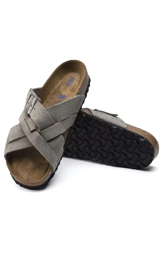 商品Birkenstock|(1020933) Lugano Soft Footbed Sandals - Stone Coin,价格¥363,第5张图片详细描述