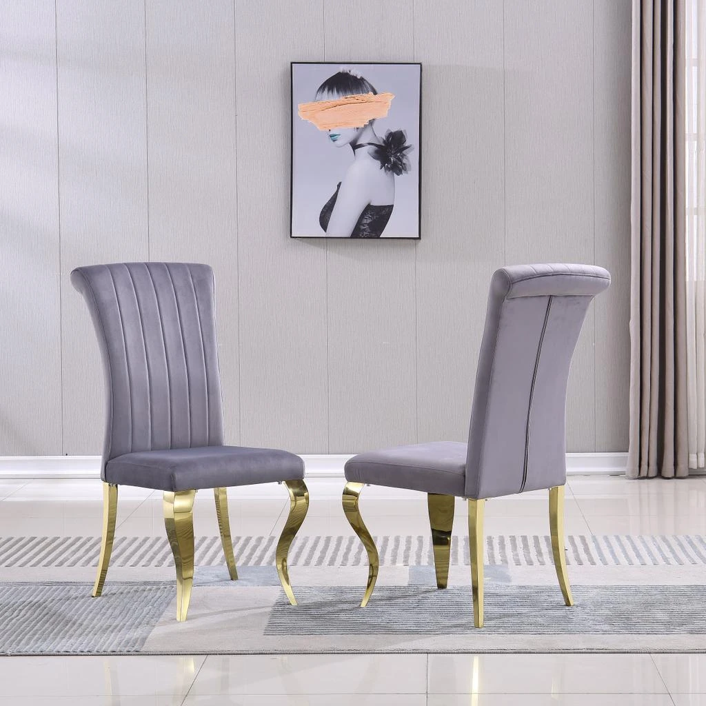 商品Simplie Fun|Seating for Dining in Velvet,价格¥5342,第1张图片