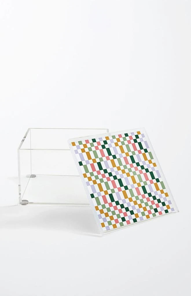 商品DENY Designs|Ninola Design Nostalgic Squares Acrylic Box,价格¥241,第2张图片详细描述