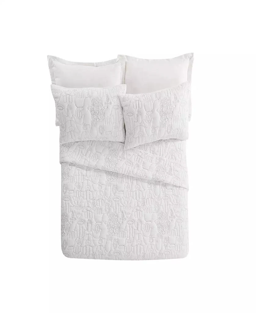 商品Justina Blakeney|Hamsa Cotton 3-Pc Quilt Set,价格¥598,第2张图片详细描述