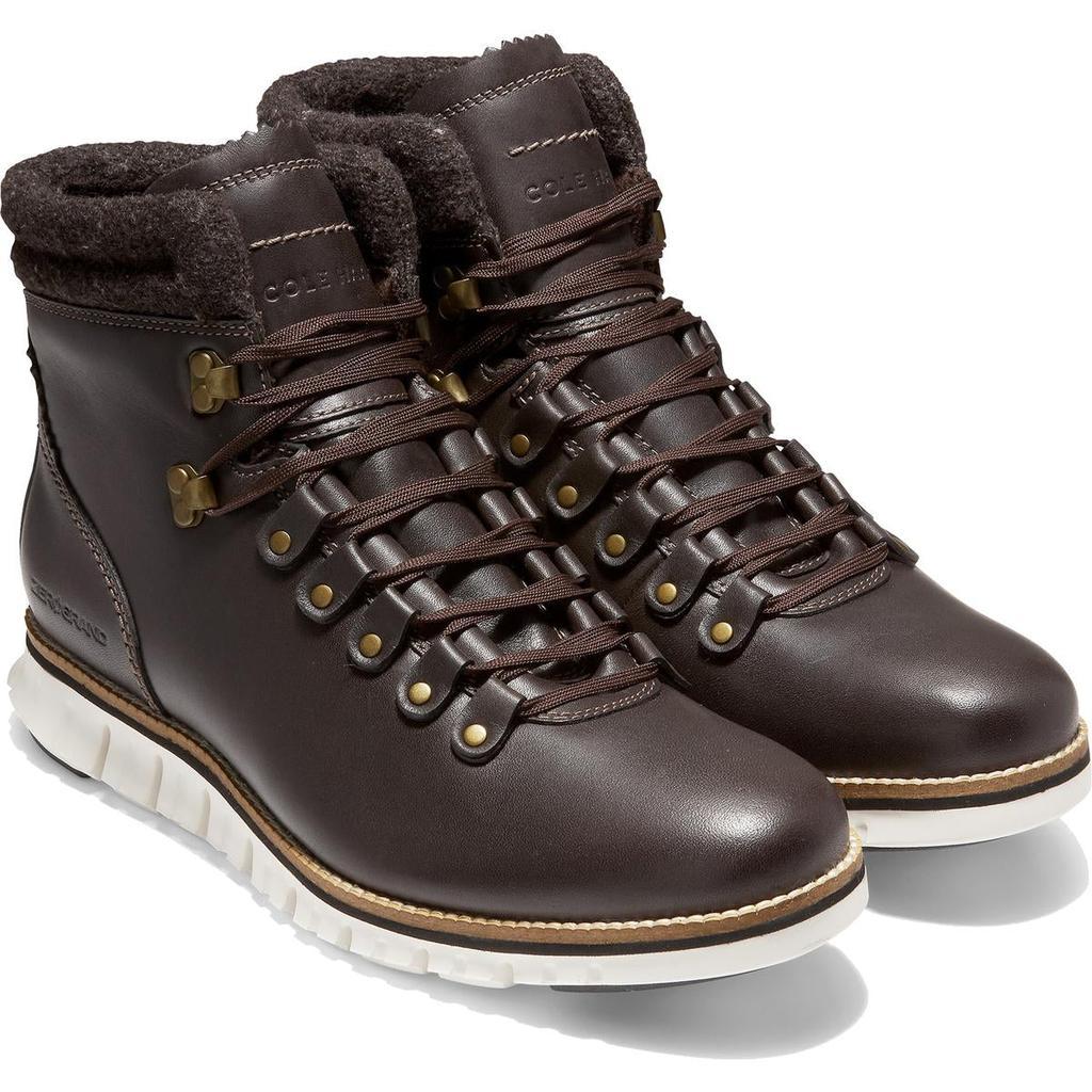 商品Cole Haan|Cole Haan Mens Zerogrand Leather Wool Hiking Boots,价格¥981,第4张图片详细描述