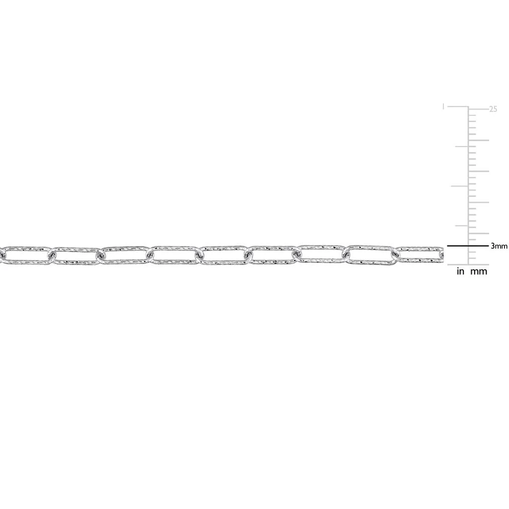商品Mimi & Max|Fancy Paperclip Chain Necklace in Sterling Silver - 16 in,价格¥253,第4张图片详细描述