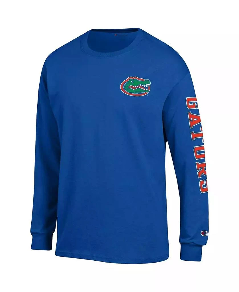 商品CHAMPION|Men's Royal Florida Gators Team Stack Long Sleeve T-shirt,价格¥225,第3张图片详细描述