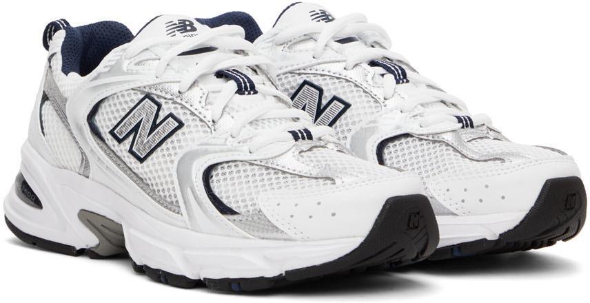 商品New Balance|White & Navy 530 Sneakers,价格¥790,第6张图片详细描述
