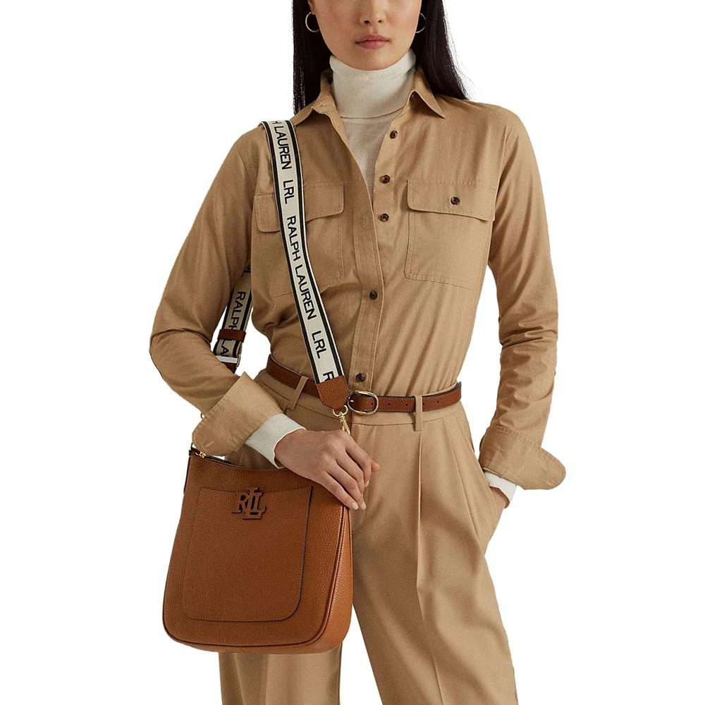 商品Ralph Lauren|Cameryn Pebbled Leather Small Crossbody,价格¥2199,第1张图片