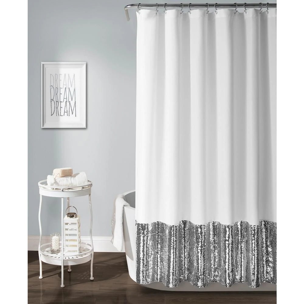 商品Lush Décor|Mermaid Sequins 72" x 72" Shower Curtain,价格¥498,第1张图片