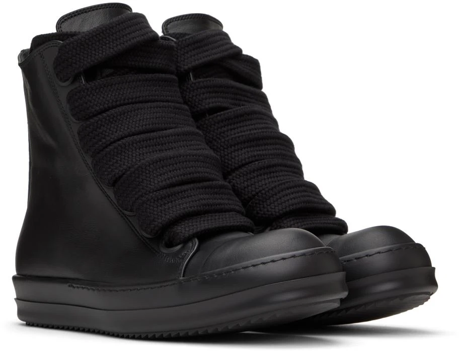 商品Rick Owens|Black Jumbo Laced Sneakers,价格¥9312,第4张图片详细描述
