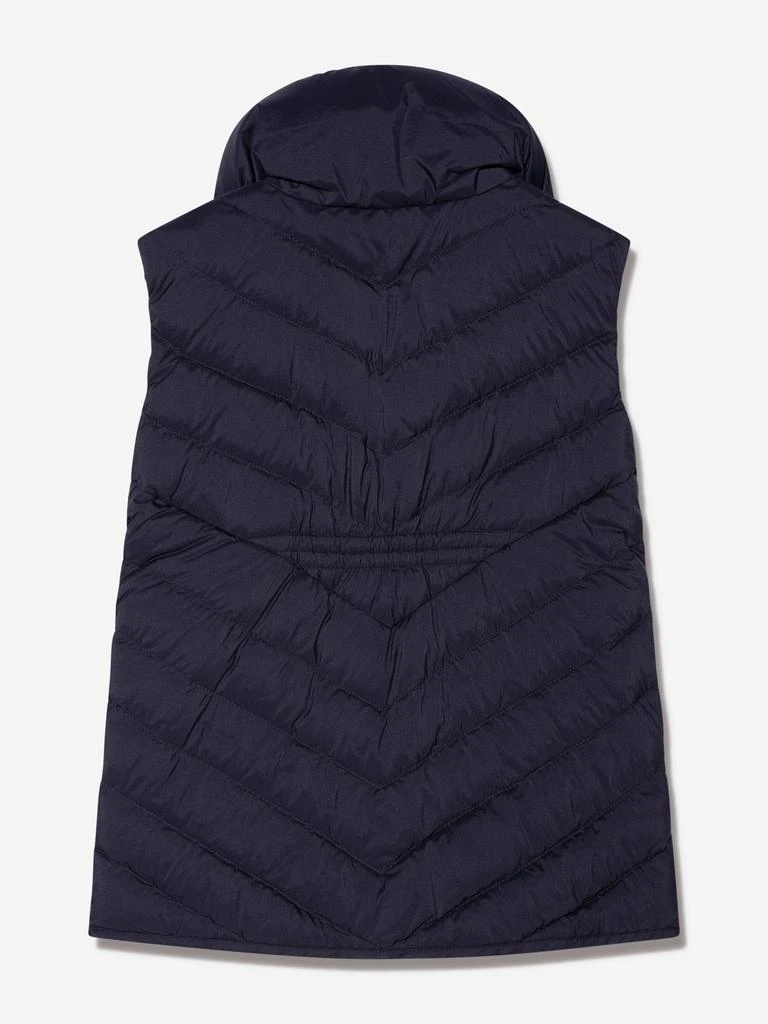 商品Moncler|Moncler Enfant Girls Down Padded Venta Gilet in Navy,价格¥3381,第2张图片详细描述