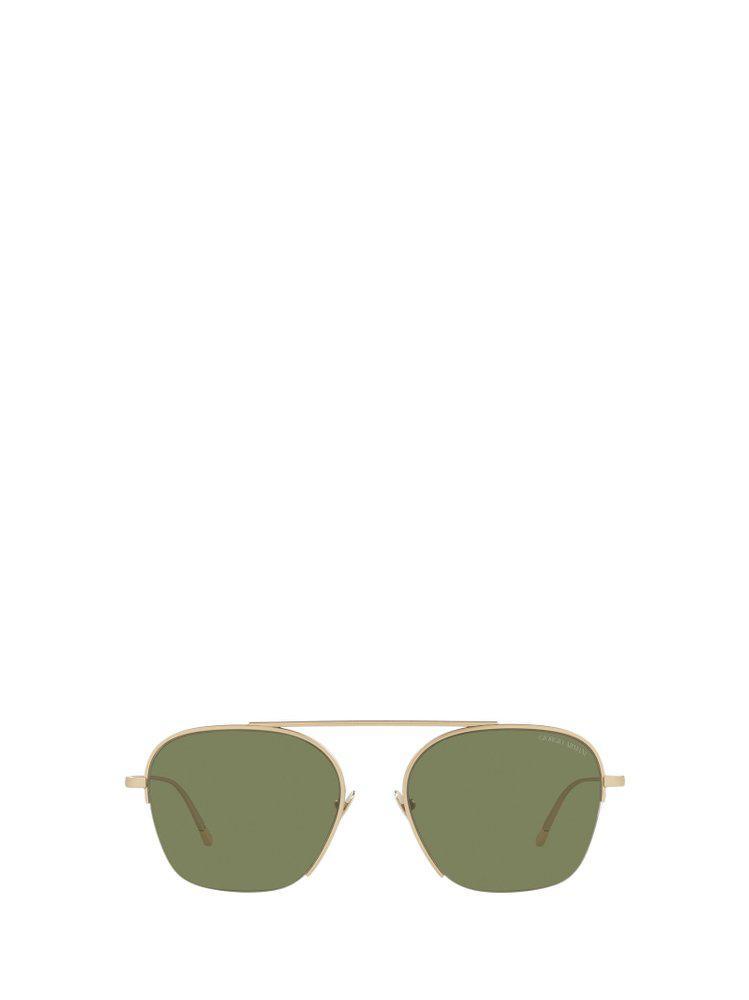 商品Giorgio Armani|Giorgio Armani Aviator Frame Sunglasses,价格¥1427,第1张图片