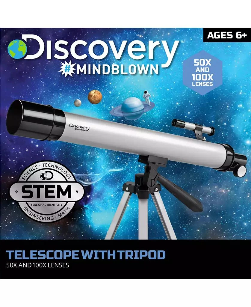 商品Discovery #MINDBLOWN|Telescope with Tripod, 50X and 100X Lenses,价格¥259,第2张图片详细描述