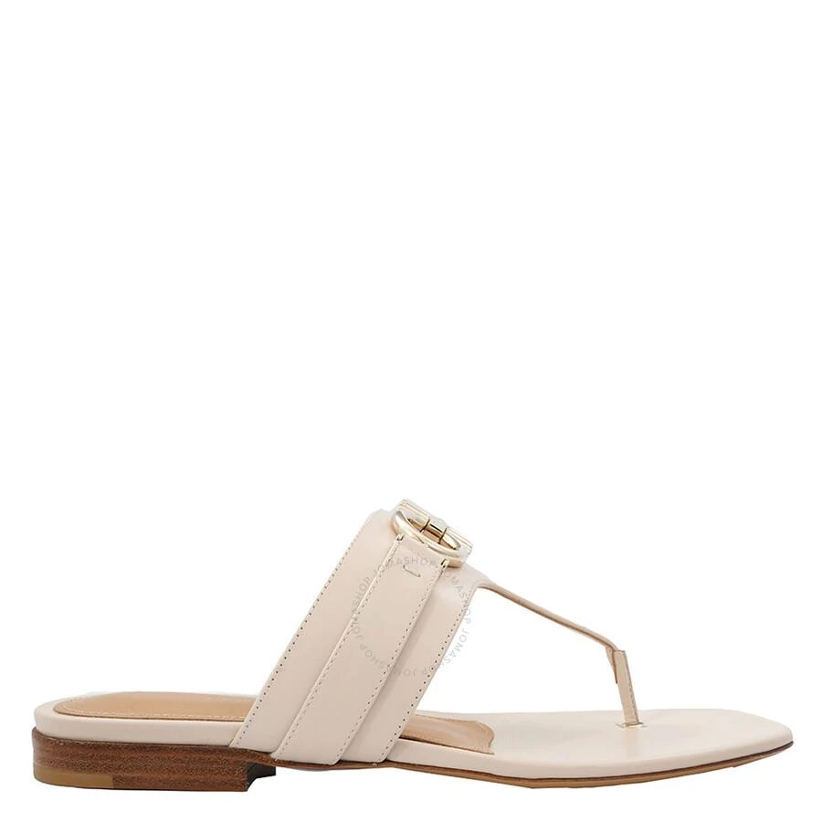 商品Salvatore Ferragamo|Salvatore Ferragamo Ladies Glove Bone Rikis Leather Sandals,价格¥1859,第1张图片