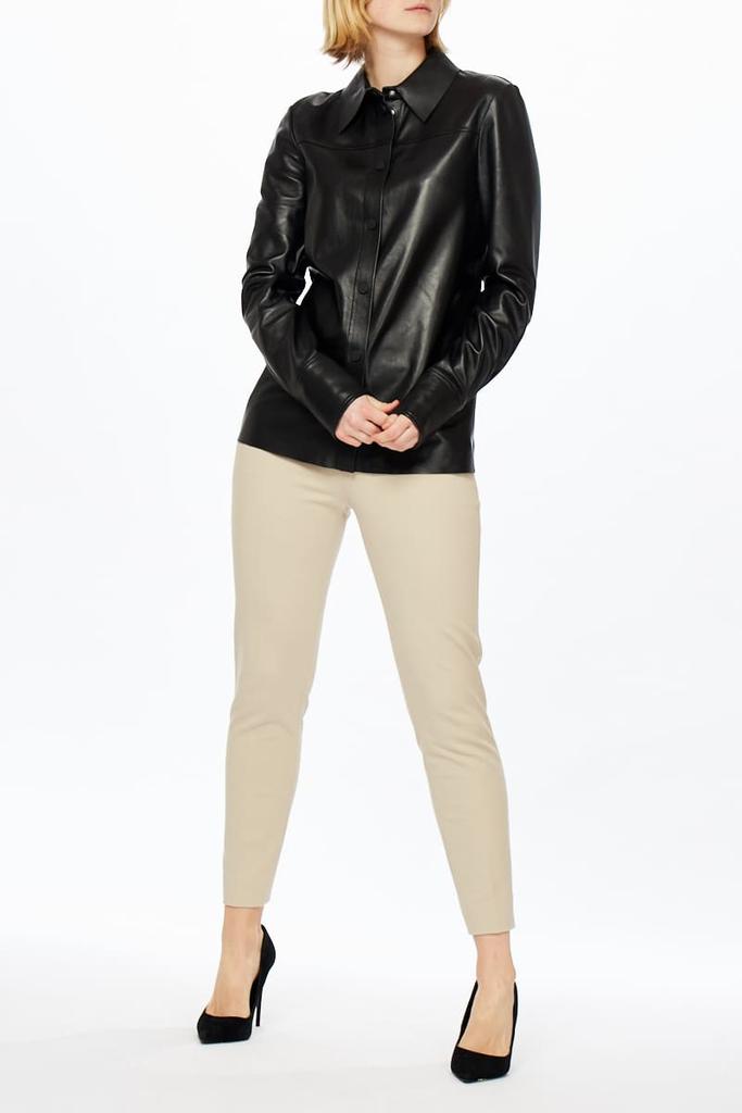 SportMax Leather Shirt商品第3张图片规格展示