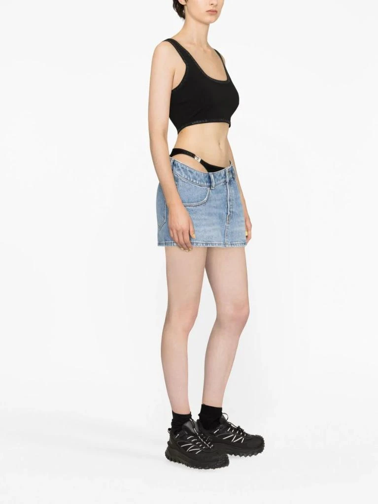 商品Alexander Wang|ALEXANDER WANG WOMEN ASYMETRICAL WAISTBAND MINI BIKINI SKIRT,价格¥1438,第3张图片详细描述