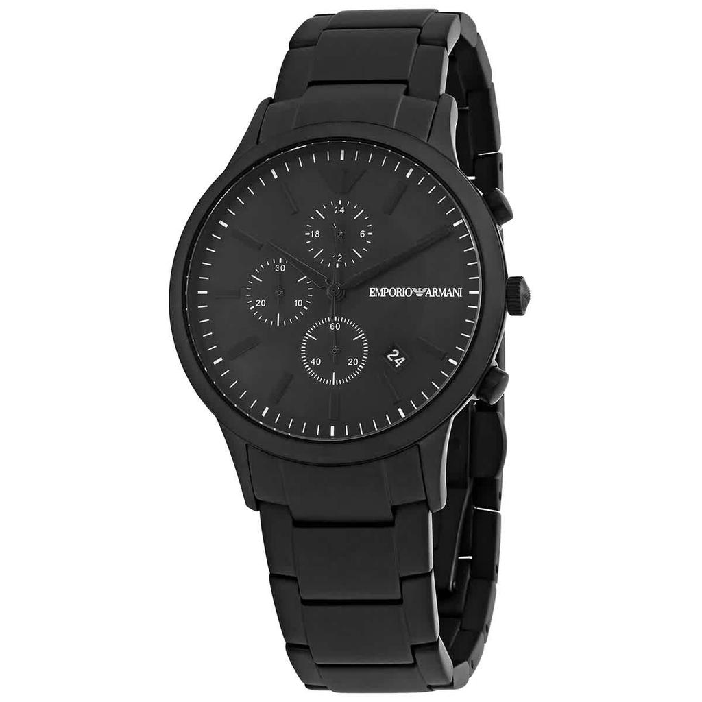 Emporio Armani Chronograph Quartz Black Dial Mens Watch AR11275商品第1张图片规格展示