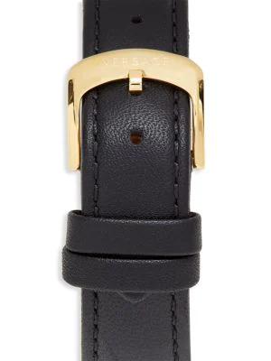 39MM Stainless Steel & Leather Strap Watch商品第4张图片规格展示