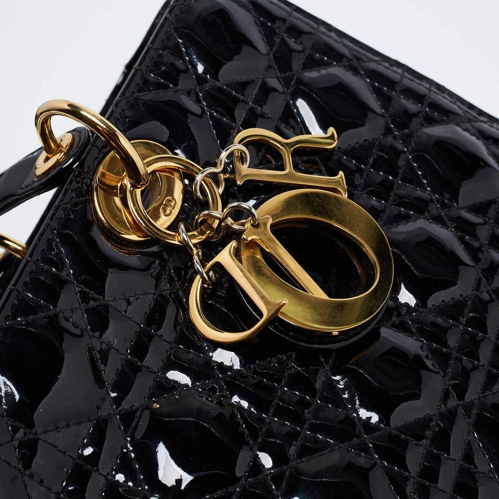 Dior Black Cannage Patent Leather Large Lady Dior Tote 商品