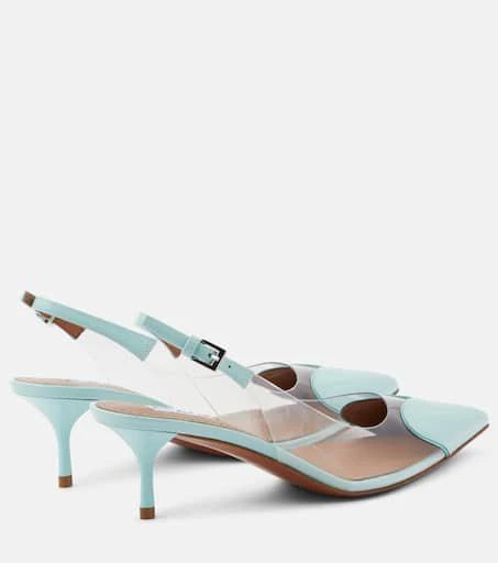 商品Alaïa|Le Cœur漆皮与PU材质露跟高跟鞋,价格¥10961,第3张图片详细描述