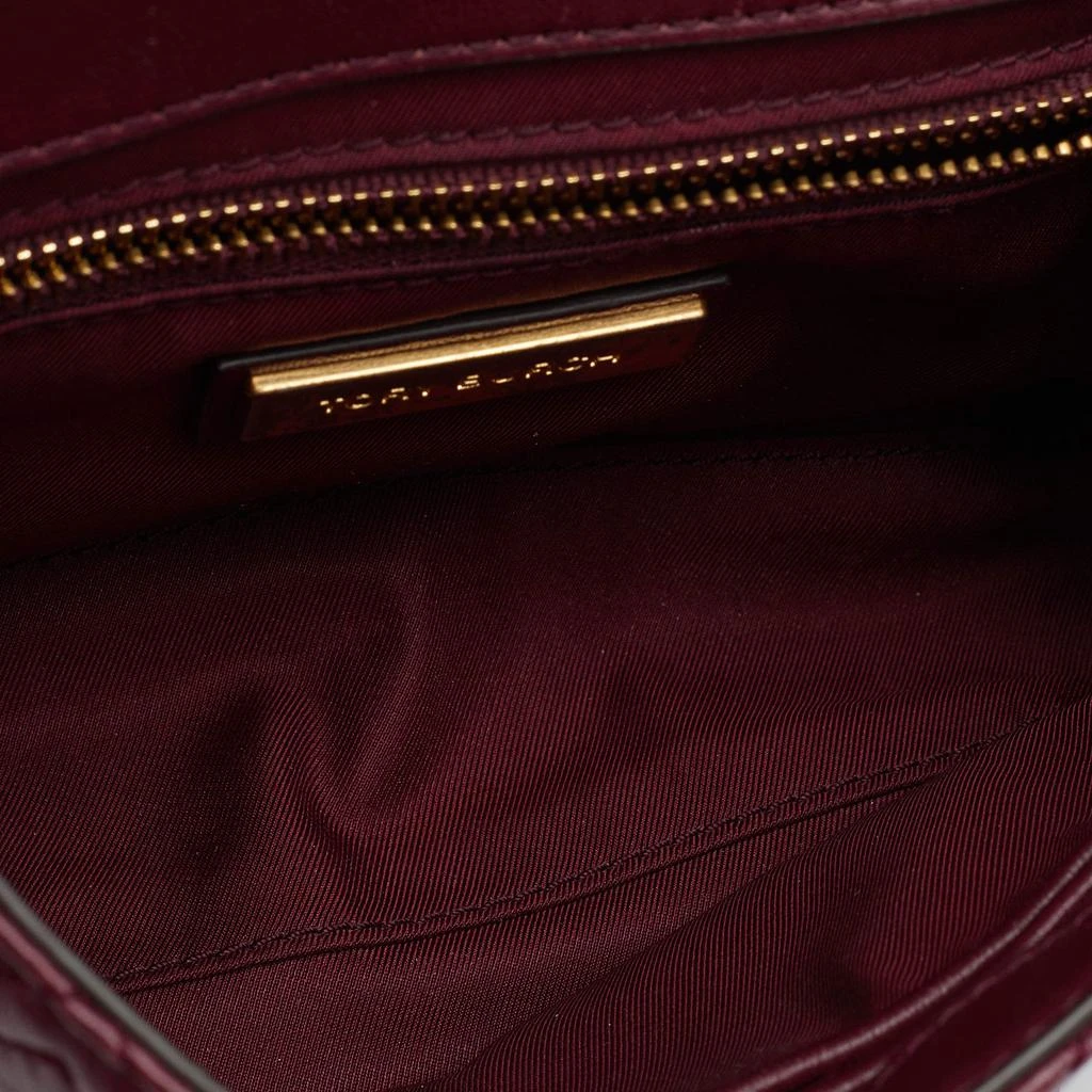 Tory Burch Burgundy Leather Small Fleming Shoulder Bag 商品