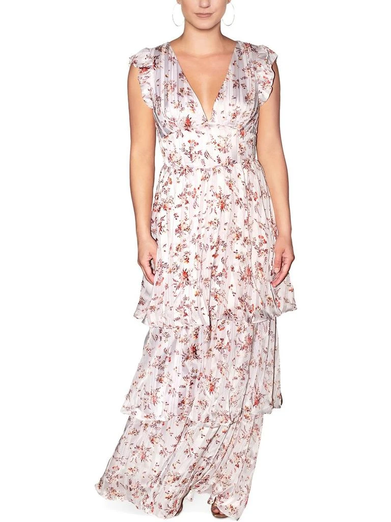 商品RACHEL Rachel Roy|Womens Metallic Floral Maxi Dress,价格¥312,第1张图片