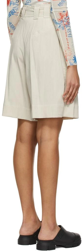 商品Ganni|Beige Recycled Polyester Shorts,价格¥795,第3张图片详细描述