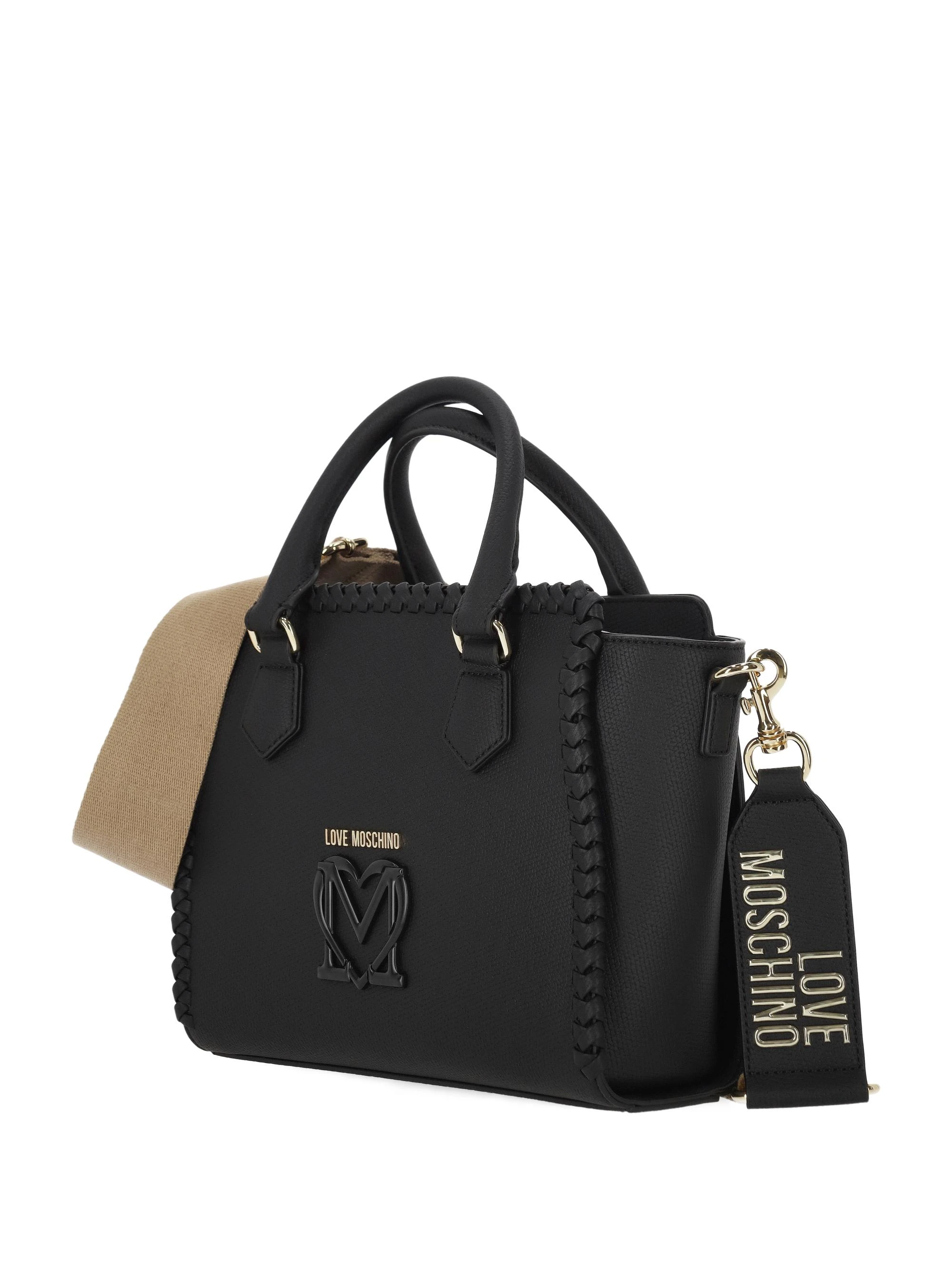 商品【商品预售7天】 Love Moschino|Love Moschino 女士手提包 JC4126PP1MLJ0000 黑色,价格¥1332,第3张图片详细描述