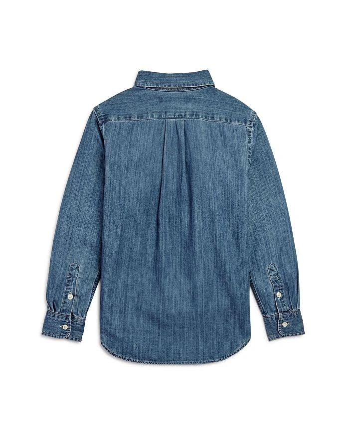 商品Ralph Lauren|Boys' Denim Button-Down Shirt - Little Kid, Big Kid,价格¥421 描述