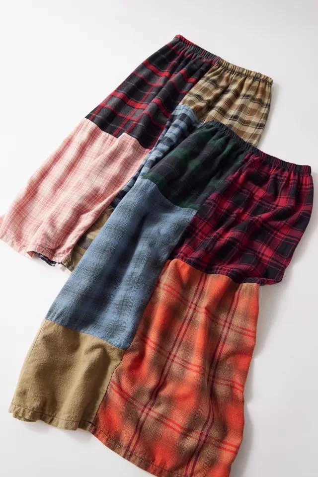 商品Urban Renewal|Urban Renewal Remade Plaid Pieced Midi Skirt,价格¥379,第2张图片详细描述