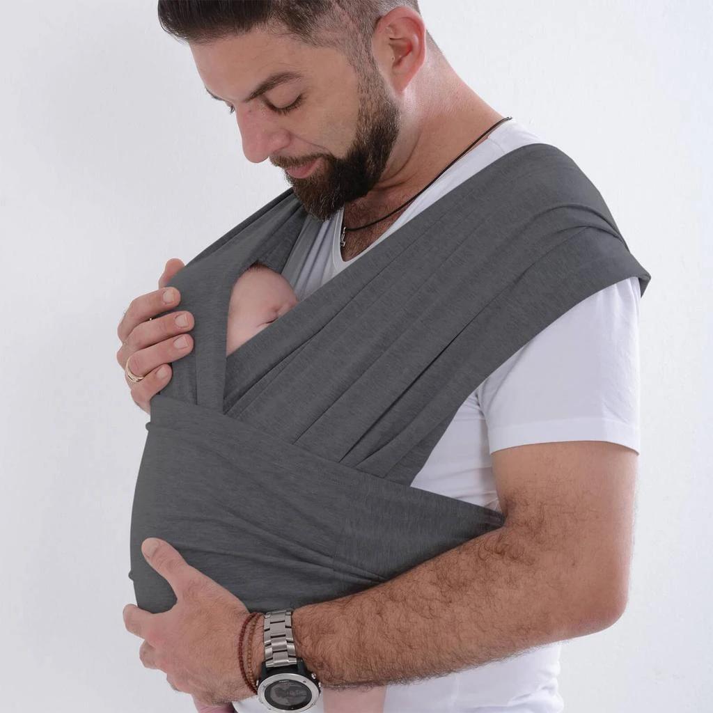 商品The Hut|Dreamgenii SnuggleRoo Baby Carrier - Charcoal,价格¥217,第5张图片详细描述