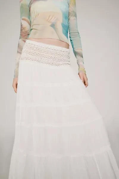 商品Kimchi Blue|Kimchi Blue Elle Tiered Maxi Skirt,价格¥597,第2张图片详细描述