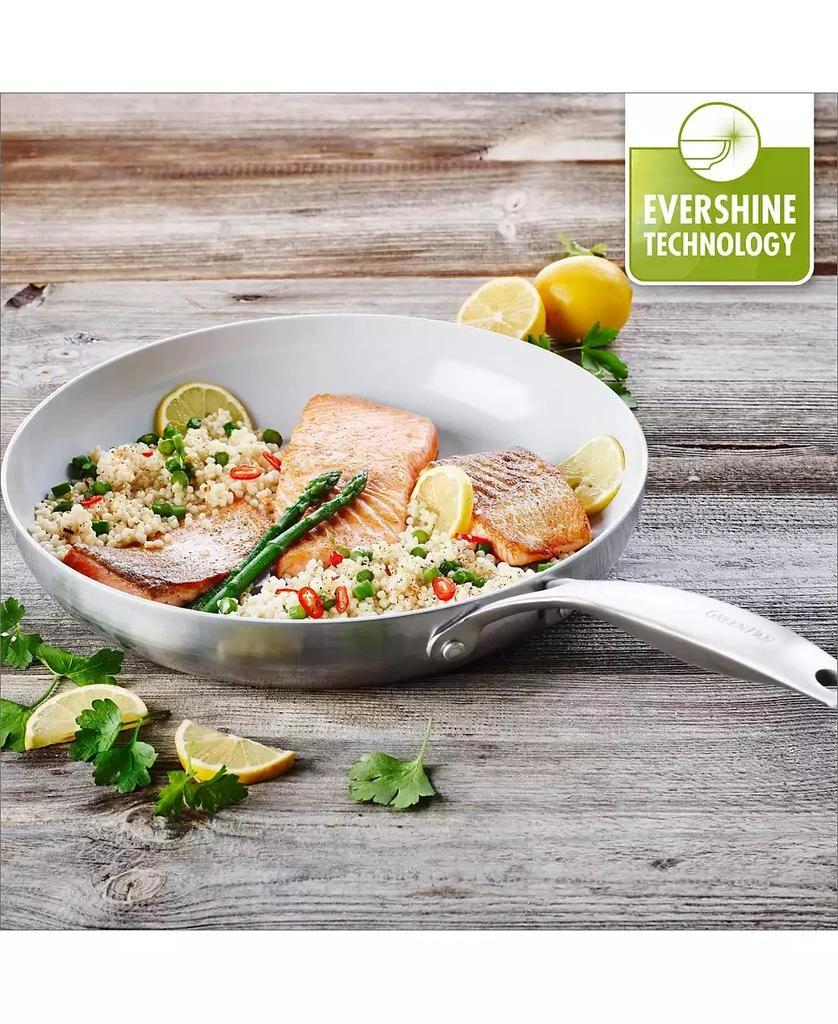 商品Greenpan|Venice Pro Stainless Steel 12" Ceramic Nonstick Frypan,价格¥1243,第2张图片详细描述