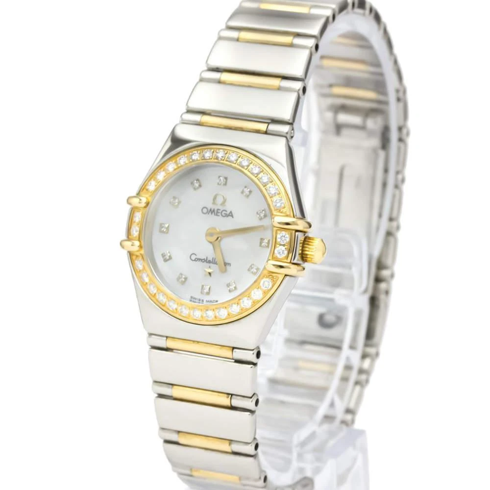 商品[二手商品] Omega|Omega MOP Diamonds 18K Yellow Gold And Stainless Steel Constellation 1365.75.00 Women's Wristwatch 22.5 MM,价格¥18545,第1张图片