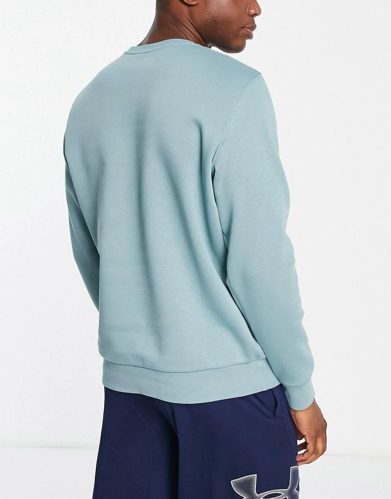 商品Under Armour|Under Armour Training Essential fleece sweatshirt in light green,价格¥515,第2张图片详细描述