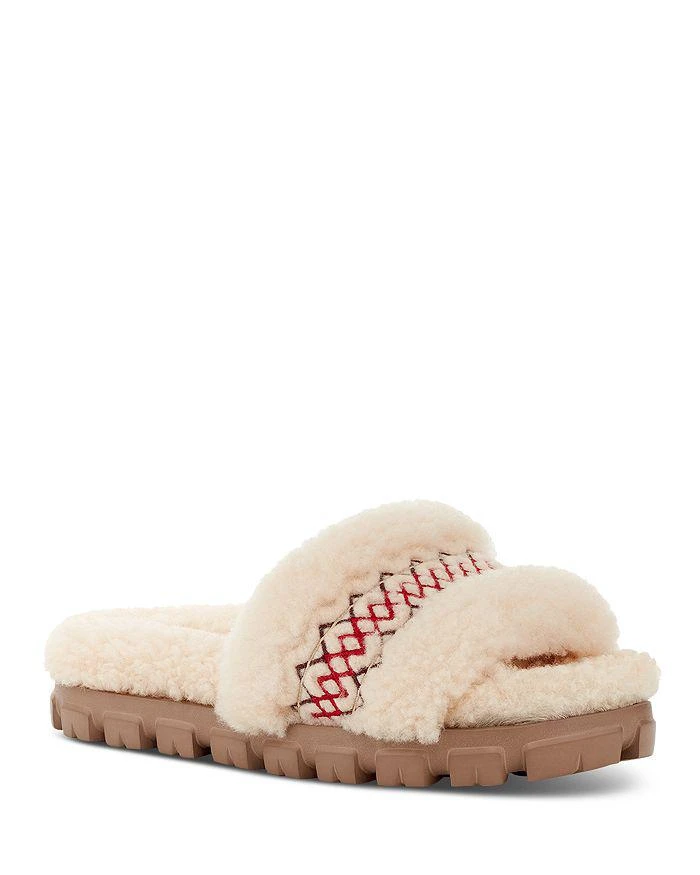商品UGG|Women's Cozetta Braid Slip On Cozy Slide Sandals,价格¥850,第1张图片