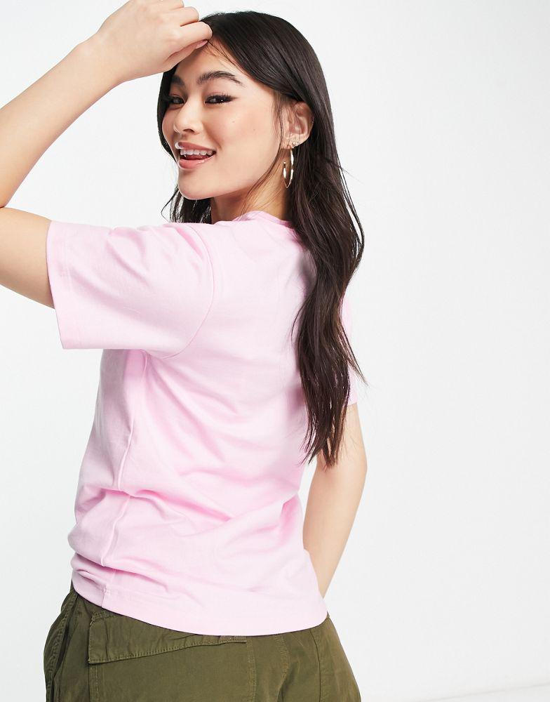 adidas Originals trefoil essentials t-shirt in pink商品第4张图片规格展示