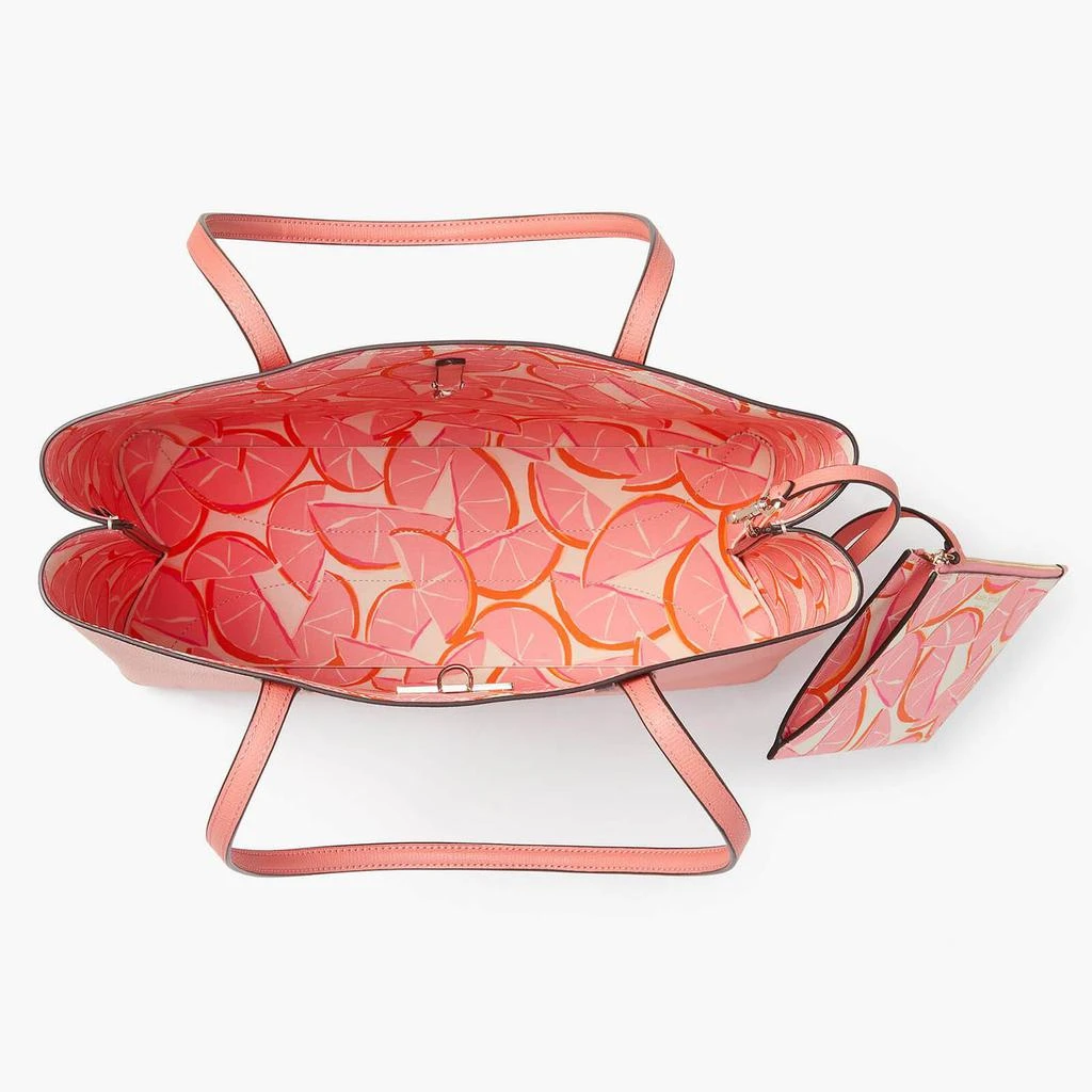 商品Kate Spade|Kate Spade New York Women's All Day Grapefruit Pop Large Tote Bag - Garden Rose,价格¥1443,第4张图片详细描述