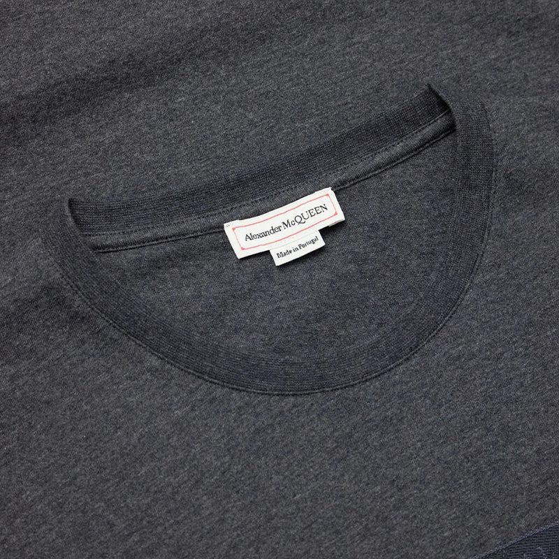 炭灰色圆领棉质短袖T恤【香港仓极速发货】商品第5张图片规格展示
