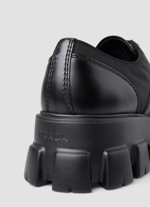 Monolith Derby Shoes in Black商品第5张图片规格展示