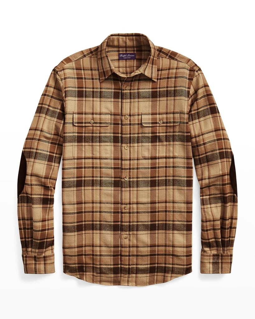 商品Ralph Lauren|Men's Cooper Plaid Sport Shirt,价格¥3217,第2张图片详细描述